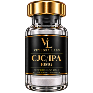 CJC-1295 Ipamorelin 10MG research peptide blend vial from Veylora Labs