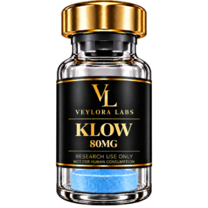 KLOW 80MG research peptide blend vial from Veylora Labs