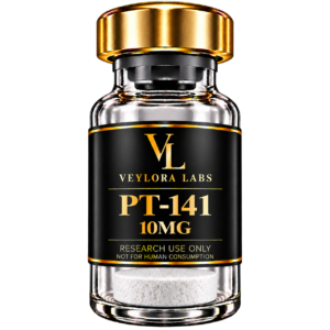 PT-141 10MG research peptide vial from Veylora Labs