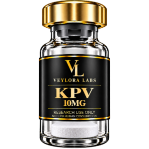 KPV 10MG research peptide vial from Veylora Labs