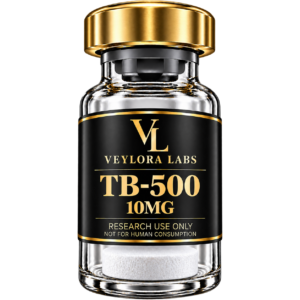 TB-500 10MG research peptide vial from Veylora Labs