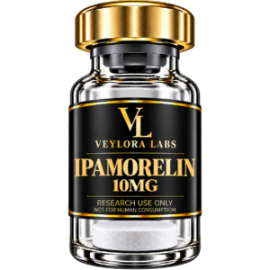 Ipamorelin 10MG research peptide vial from Veylora Labs
